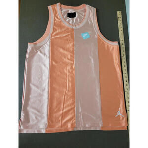 Jordan Jumpman Jersey XL Pink White Tank Top Basketball